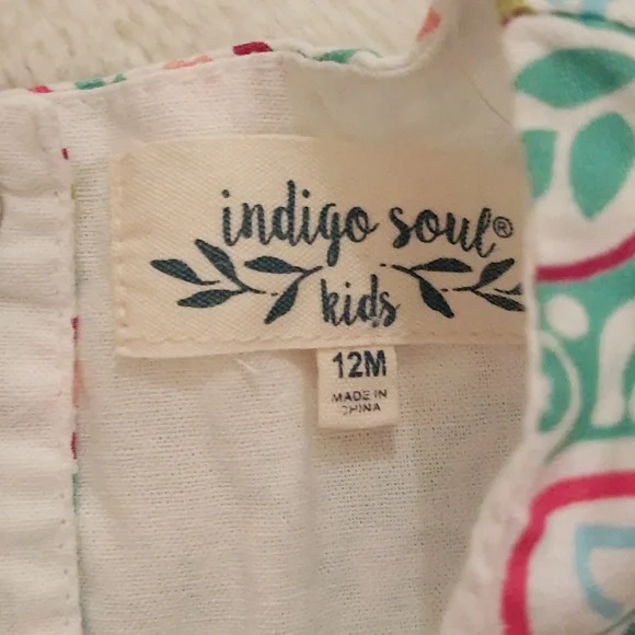 Patchwork Infant Dress Boho Indie Fairy Fairycore Cottagecore - Picture 3 of 5